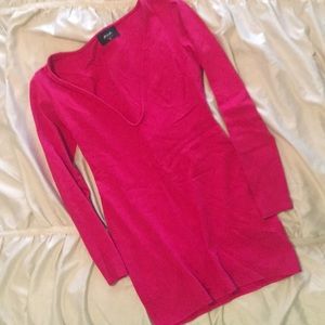 Hot pink mini dress 💕